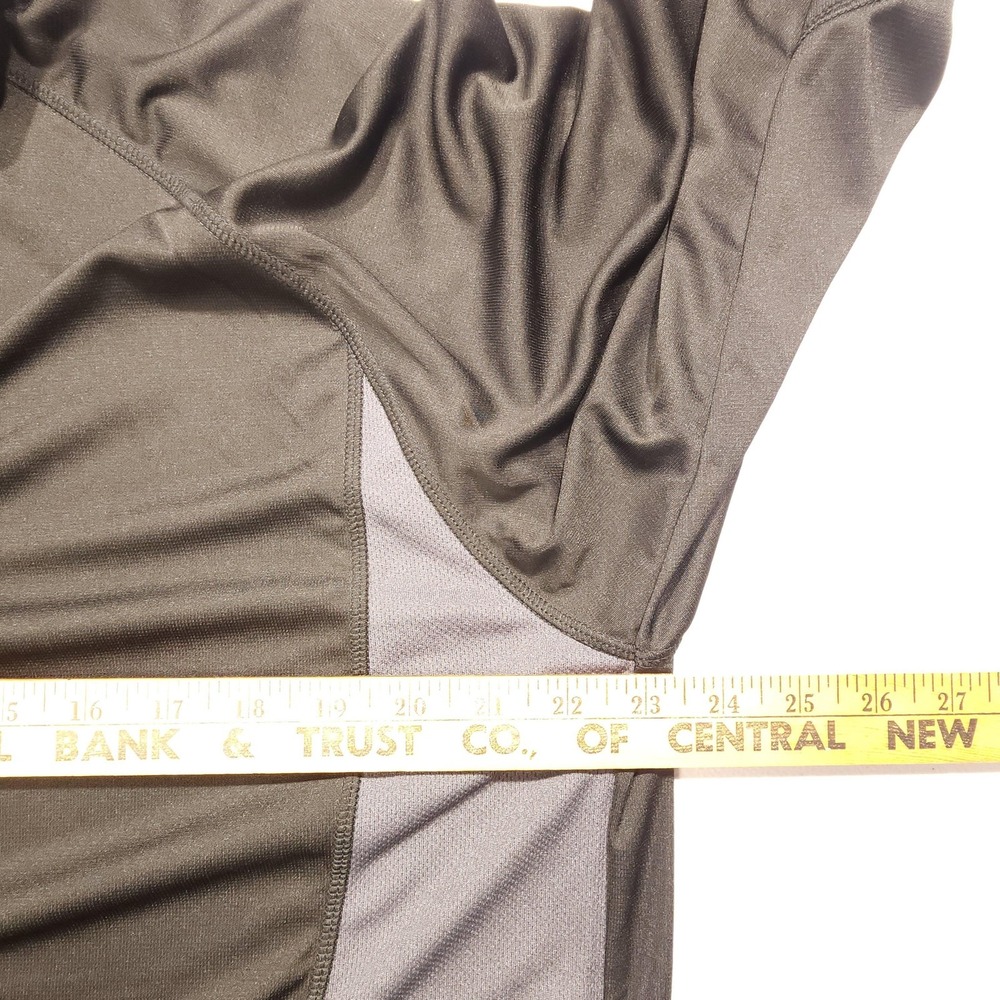 Subaru Black Label Mens XL Black Gray Quarter Zip Performance Pullover NWT - Picture 11 of 13